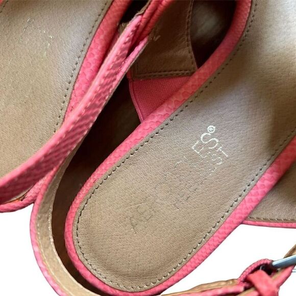 Aerosoles Appreciate Women's Wedge Sandal Coral Snake 9.5M - Picture 3 of 8